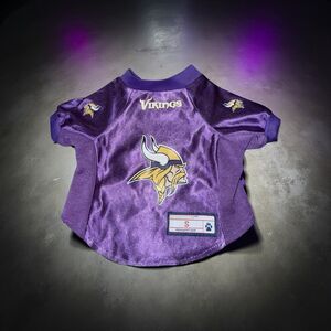 Little Earth Minnesota Vikings Pet Jersey Size Small